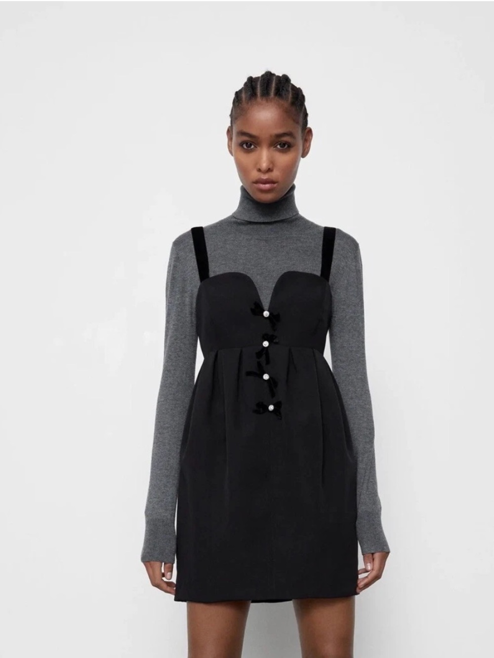 NWT Zara Mini Bow Dress‎